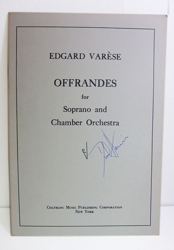 Edgar Varese Complete Works Rarity